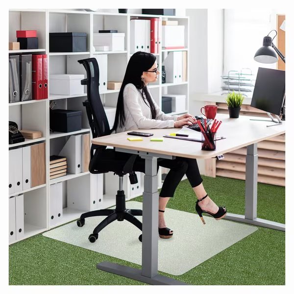 Polypropylene Rectangular Chair Mat for Carpets - 29